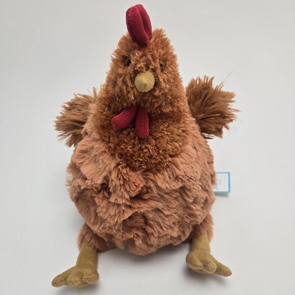 Jellycat Cecile Chicken Rare Collectible New with Tags (10 inch)